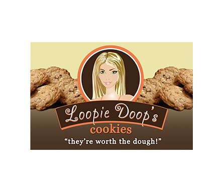 Loopie Doops Cookies Display Advertisement